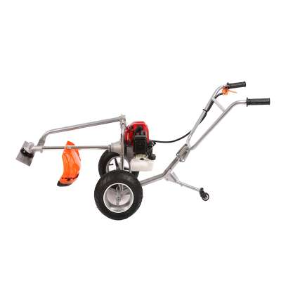 New model 2 stroke 43cc 52cc gasoline multi function rotary mini power tiler grass cutting machine brush cutter